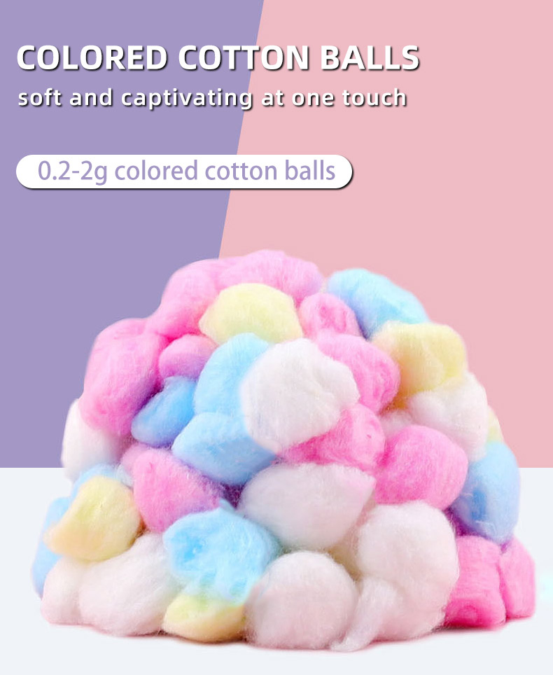 100% Cotton Colored Absorbent Cotton Ball 100% Cotton Colored Absorbent Cotton Ball